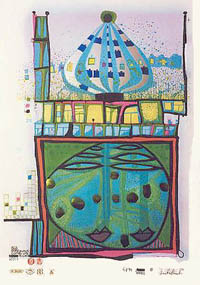 Hundertwasser - Homo Humus Come Va - 10,002 Nights - 06799